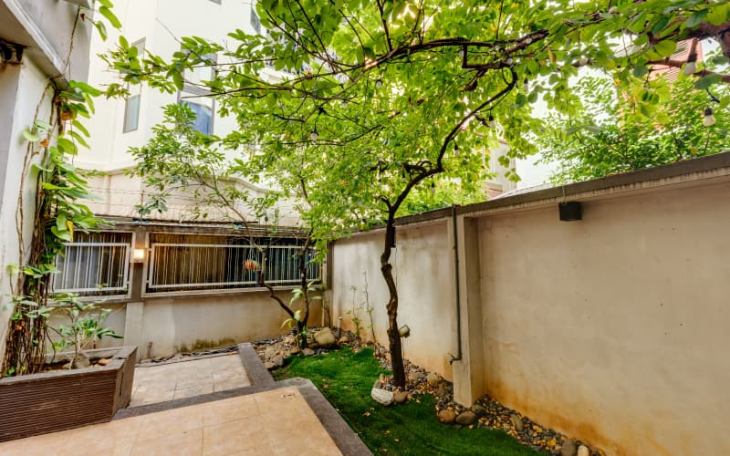 Sân vườn sau riêng tư
